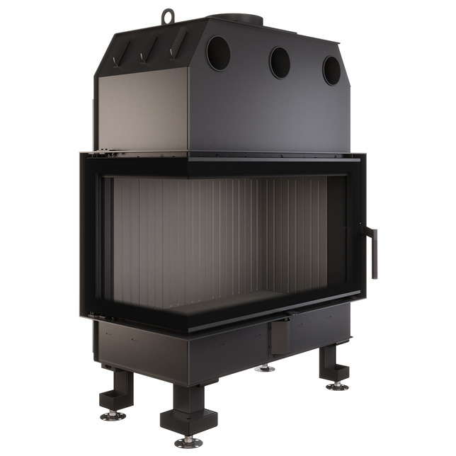 Каминная топка угловая SAVEN Energy 85х50х47L Black (17,0 kW) ECO. Фото 7