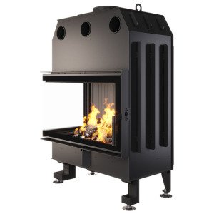Каминная топка угловая SAVEN Energy 85х50х47L Black (17,0 kW) ECO. Фото 3