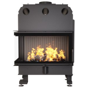 Каминная топка угловая SAVEN Energy 85х50х47L Black (17,0 kW) ECO. Фото 2