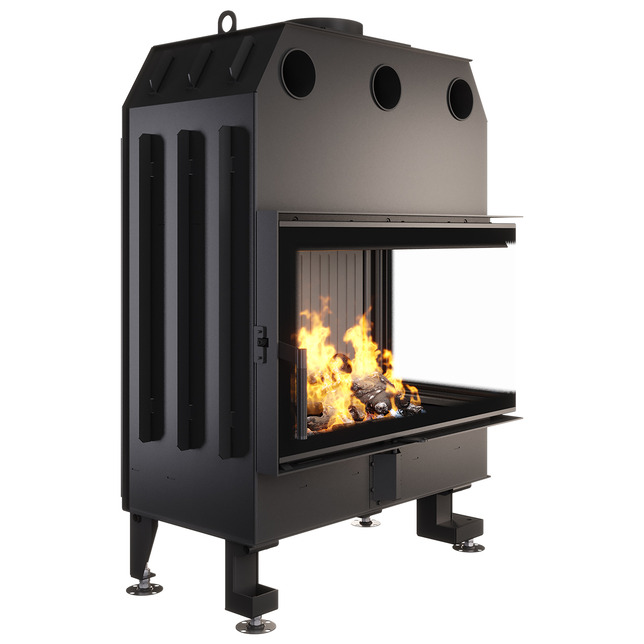 Камінна топка кутова SAVEN Energy 85х50х47R Black (17,0 kW) ECO. Фото 3