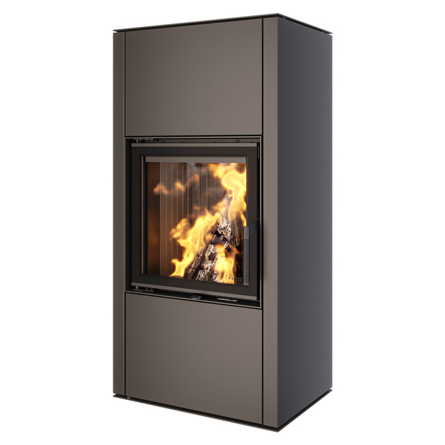 Печь камин SAVEN Vatra XL 50x50 Black ECO. Фото 2