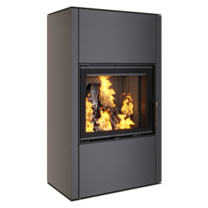 Fireplace stove SAVEN Vatra XXL 60x50 Black ECO. Photo 3