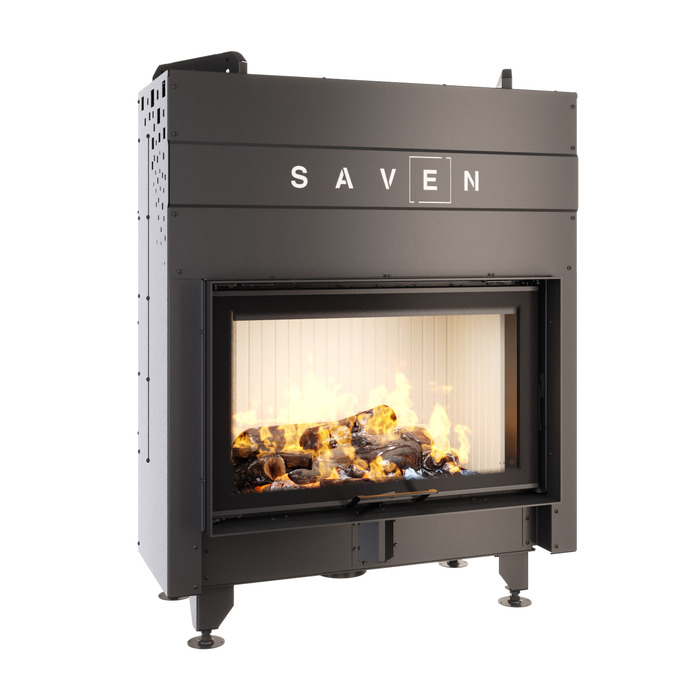 Каминная топка SAVEN Energy Up 80х50 (17,0 kW) ECO. Фото 3D