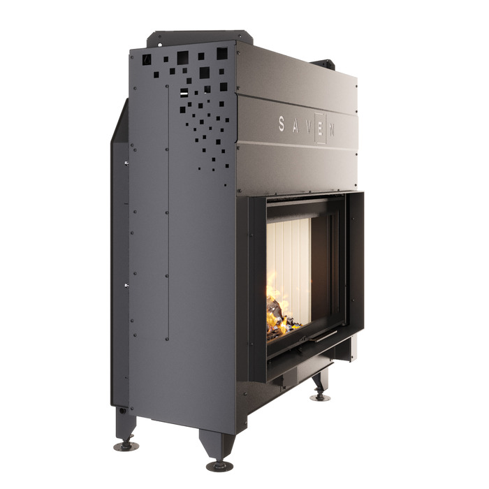 Каминная топка SAVEN Energy Up 80х50 (17,0 kW) ECO. Фото 3D