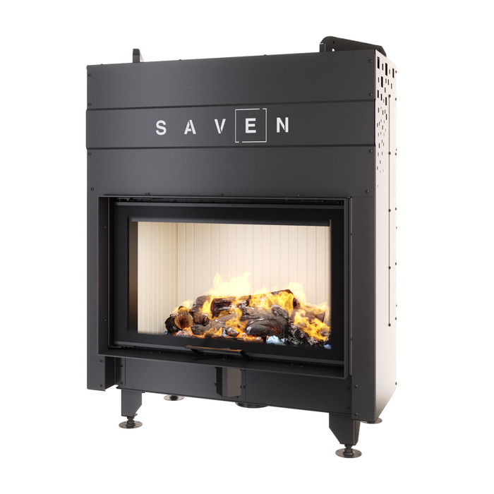 Каминная топка SAVEN Energy Up 80х50 (17,0 kW) ECO. Фото 3D