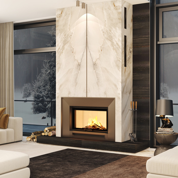 Fireplace insert SAVEN Energy Up 80х50 (17,0 kW) ECO. Photo 3