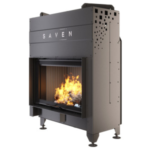 Каминная топка SAVEN Energy Up 80х50 Black (17,0 kW) ECO. Фото 4