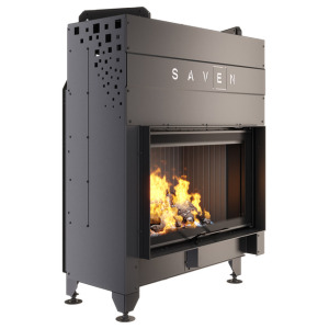 Каминная топка SAVEN Energy Up 80х50 Black (17,0 kW) ECO. Фото 3