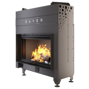 Каминная топка SAVEN Energy Up 90х50 Black (19,0 kW) ECO. Фото 3