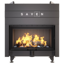 Wkład kominkowy SAVEN Energy Up 90х50 Black (19,0 kW) ECO