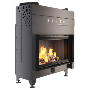Каминная топка SAVEN Energy Up 90х50 Black (19,0 kW) ECO. Фото 4