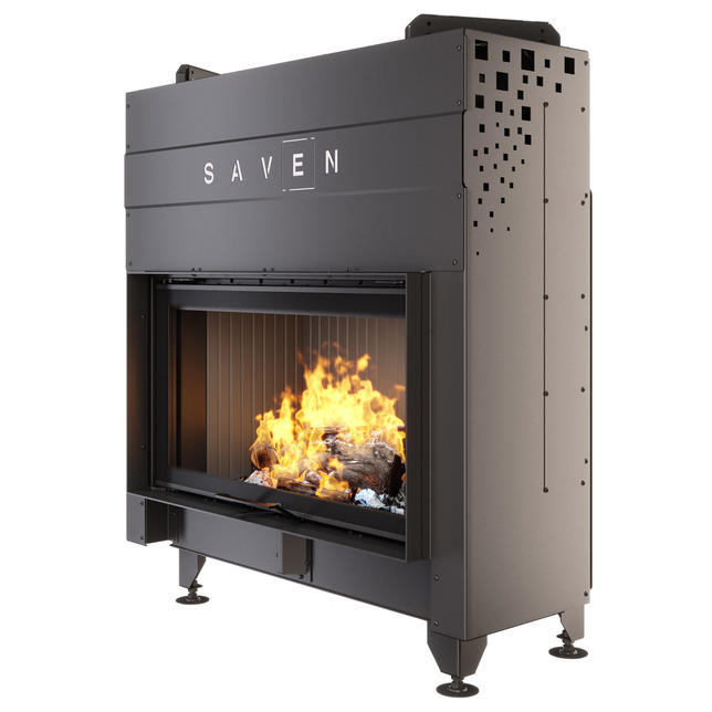 Каминная топка SAVEN Energy Up 90х50 Black (19,0 kW) ECO. Фото 3