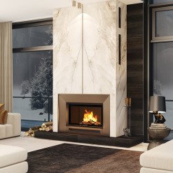 Каминная топка SAVEN Energy Up 90х50 Black (19,0 kW) ECO. Фото 2