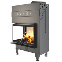 Каминная топка угловая SAVEN Energy Up 75х50х47L (15,1 kW) ECO. Фото 5