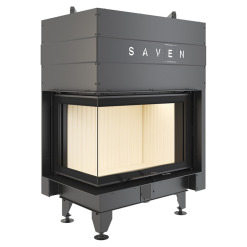 Каминная топка угловая SAVEN Energy Up 75х50х47L (15,1 kW) ECO. Фото 8