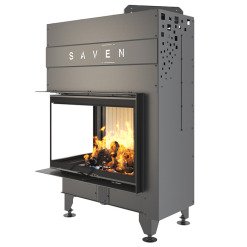 Каминная топка угловая SAVEN Energy Up 75х50х47L (15,1 kW) ECO. Фото 5