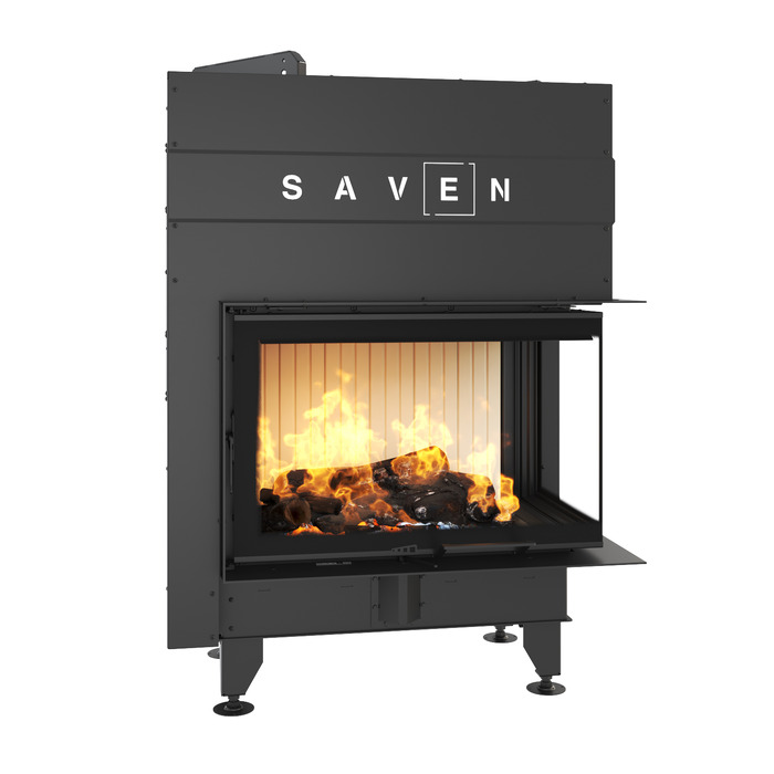 Fireplace insert SAVEN Energy Up 75х50х47R (15,1 kW) ECO. Photo 3D