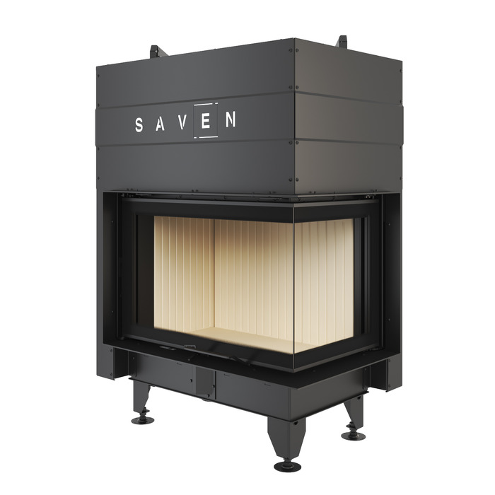 Fireplace insert SAVEN Energy Up 75х50х47R (15,1 kW) ECO. Photo 3D