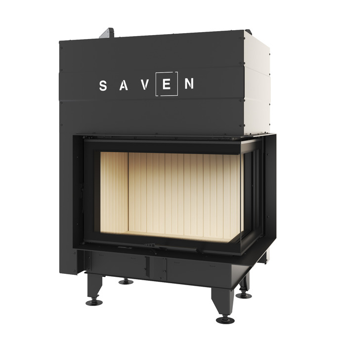 Fireplace insert SAVEN Energy Up 75х50х47R (15,1 kW) ECO. Photo 3D