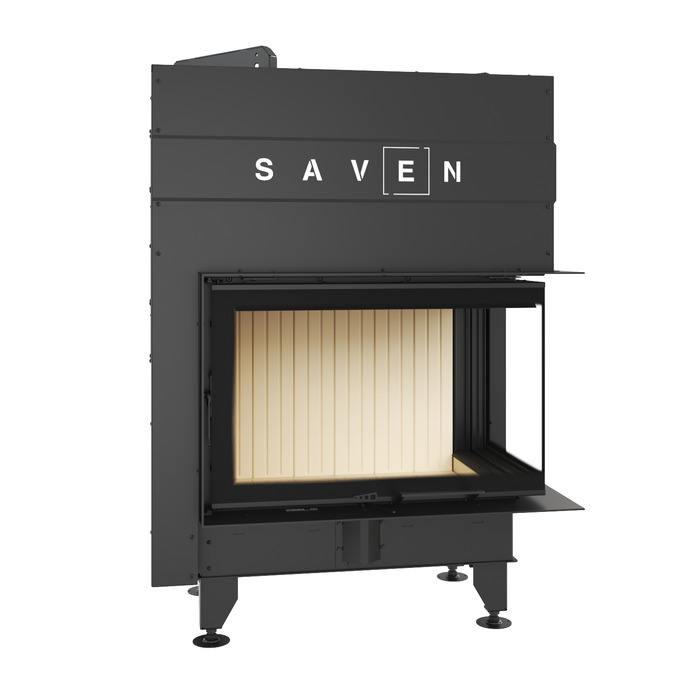 Fireplace insert SAVEN Energy Up 75х50х47R (15,1 kW) ECO. Photo 3D