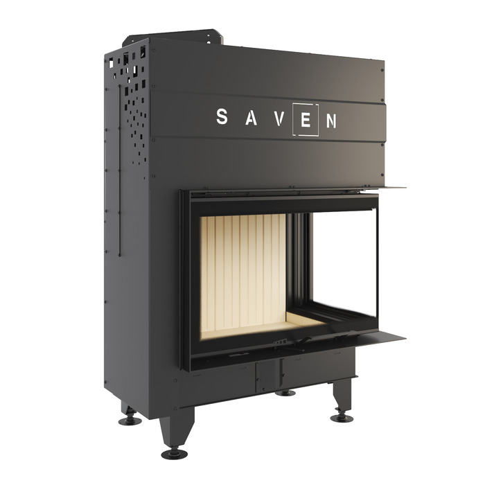 Fireplace insert SAVEN Energy Up 75х50х47R (15,1 kW) ECO. Photo 3D