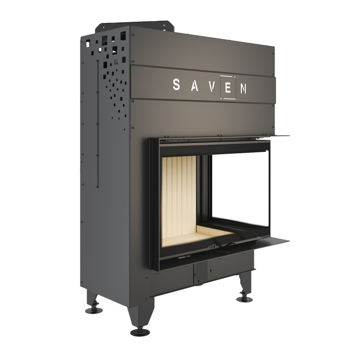 Fireplace insert SAVEN Energy Up 75х50х47R (15,1 kW) ECO. Photo 3D