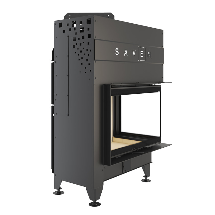 Fireplace insert SAVEN Energy Up 75х50х47R (15,1 kW) ECO. Photo 3D