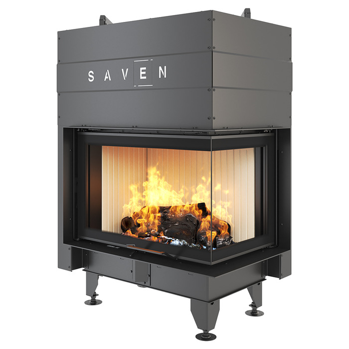 Fireplace insert SAVEN Energy Up 75х50х47R (15,1 kW) ECO
