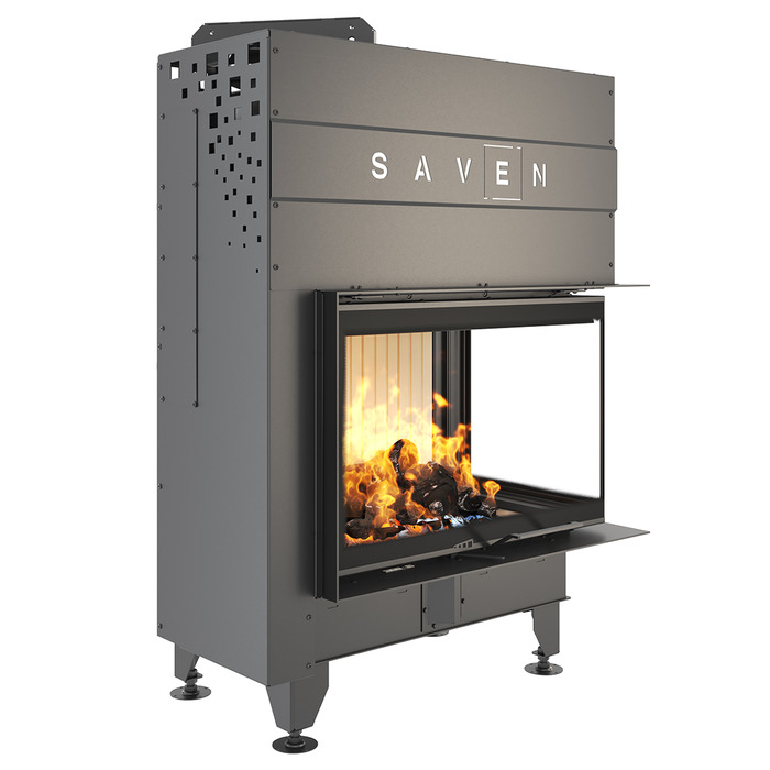 Fireplace insert SAVEN Energy Up 75х50х47R (15,1 kW) ECO. Photo 5