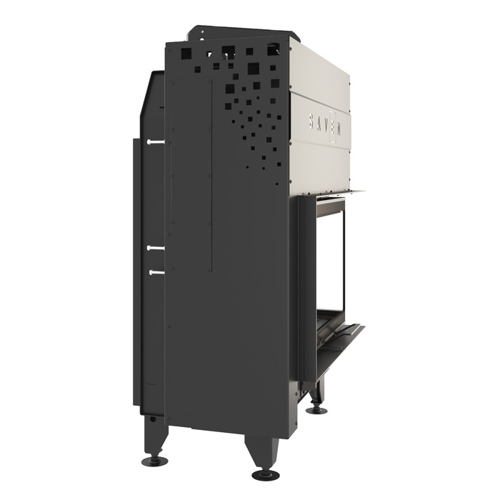 Wkład kominkowy SAVEN Energy Up 75х50х47R (15,1 kW) ECO. Zdjęcia 3D