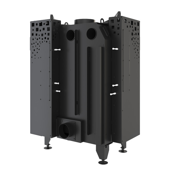 Wkład kominkowy SAVEN Energy Up 75х50х47R (15,1 kW) ECO. Zdjęcia 3D