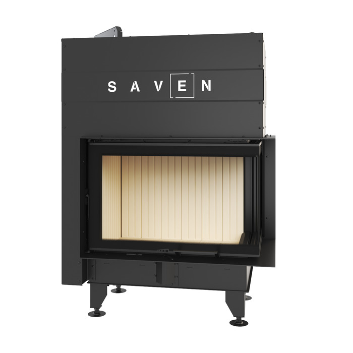 Wkład kominkowy SAVEN Energy Up 75х50х47R (15,1 kW) ECO. Zdjęcia 3D
