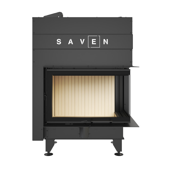 Wkład kominkowy SAVEN Energy Up 75х50х47R (15,1 kW) ECO. Zdjęcia 3D