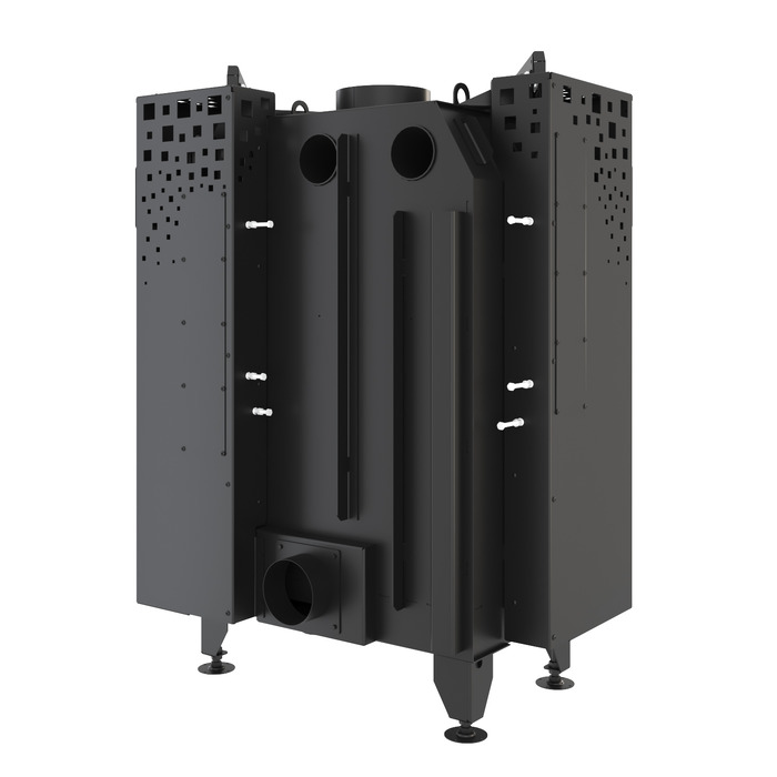 Wkład kominkowy SAVEN Energy Up 75х50х47R (15,1 kW) ECO. Zdjęcia 3D