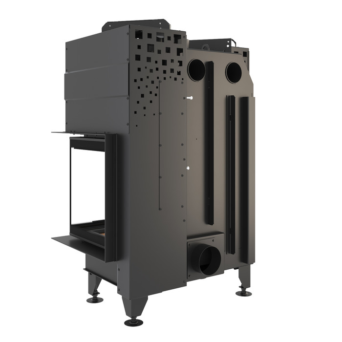 Wkład kominkowy SAVEN Energy Up 75х50х47R (15,1 kW) ECO. Zdjęcia 3D