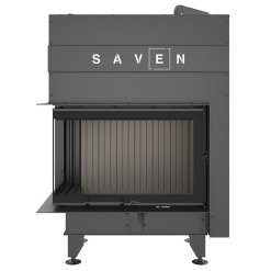 Fireplace insert SAVEN Energy Up 75x50x47L Black (15,1 kW) ECO. Photo 6