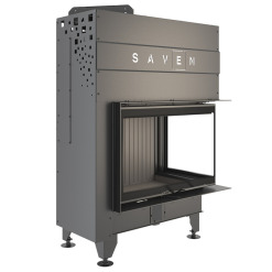 Каминная топка угловая SAVEN Energy Up 75х50х47R Black (15,1 kW) ECO. Фото 7