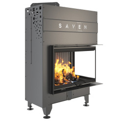 Wkład kominkowy SAVEN Energy Up 75х50х47R Black (15,1 kW) ECO. Zdjęcia 3