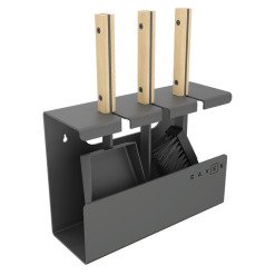 Fireplace tools set SAVEN Set 1 S white. Photo 3