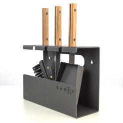 Fireplace tools set SAVEN Set 1 S white. Photo 4