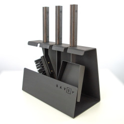 Fireplace tools set SAVEN Set 2 S black. Photo 4
