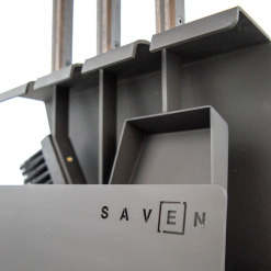 Fireplace tools set SAVEN Set 2 S black. Photo 6