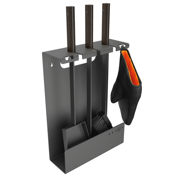 Каминный набор SAVEN Set 3 L black. Фото 5