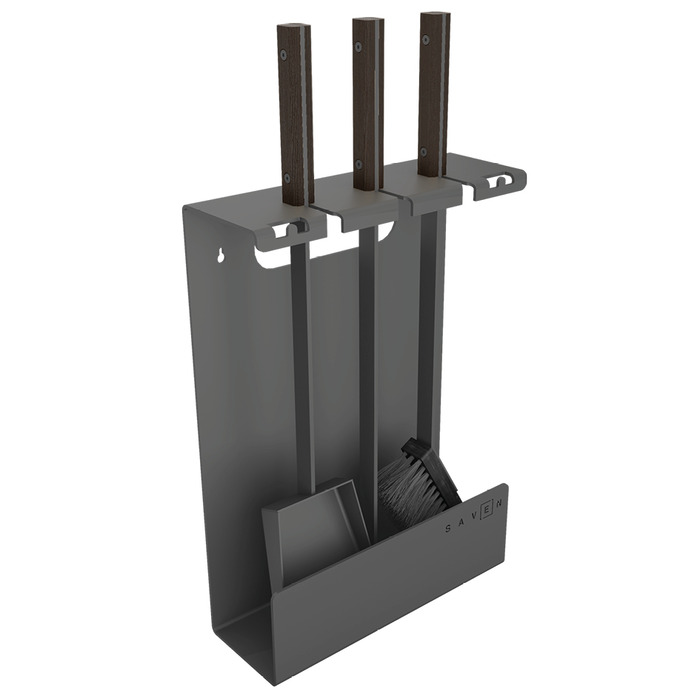 Каминный набор SAVEN Set 3 L black. Фото 3