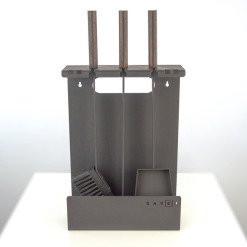 Fireplace tools set SAVEN Set 3 L black. Photo 7