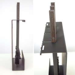 Fireplace tools set SAVEN Set 3 L black. Photo 9
