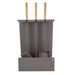 Fireplace tools set SAVEN Set 4 L white. Photo 7