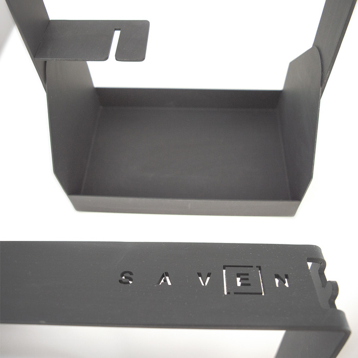 Fireplace tools set SAVEN Set 5 SL black. Photo 11