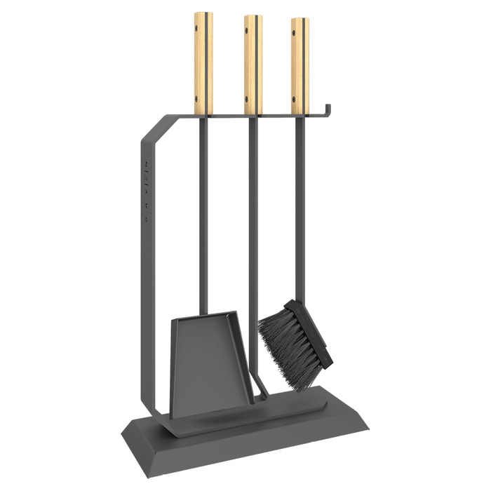 Fireplace tools set SAVEN Set 6 L white. Photo 3