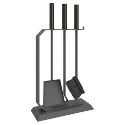Fireplace tools set SAVEN Set 6 L black. Photo 3